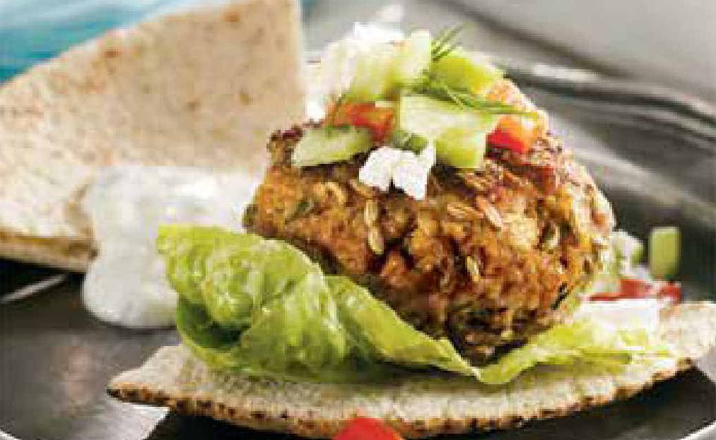 Use locally-grown meat to add zing to family meals such as these mini Greek lamb burgers. Use locally-grown meat to add zing to family meals such as these mini Greek lamb burgers.